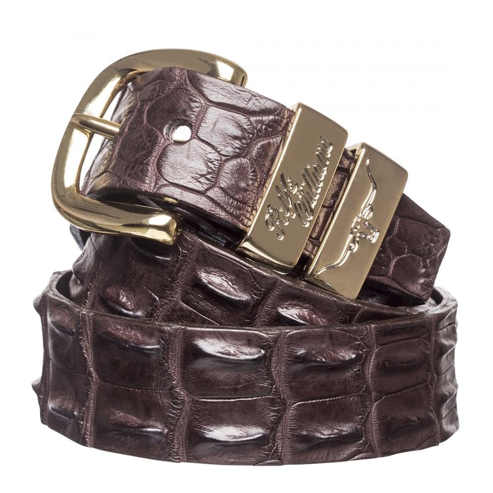 R.M. Williams Leather 1.5 Saltwater Crocodile Belt (cb660) in Chestnut (Brown) for Men Lyst