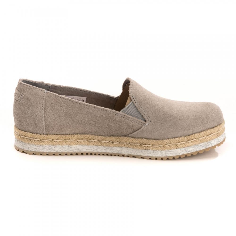 drizzle grey suede women's palma espadrilles