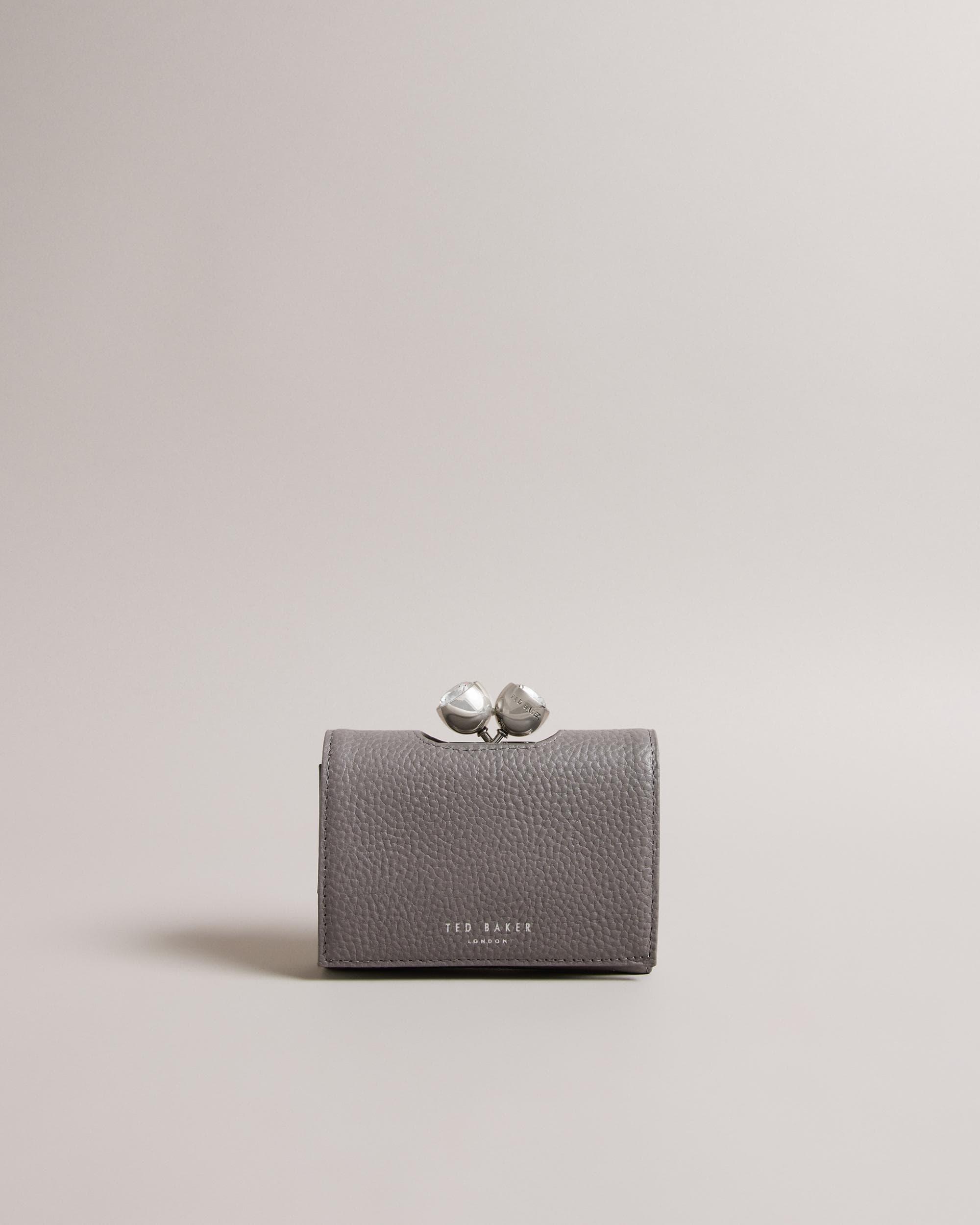 Ted Baker Rosiela Small Bobble Purse Colour Dark in Gray Lyst