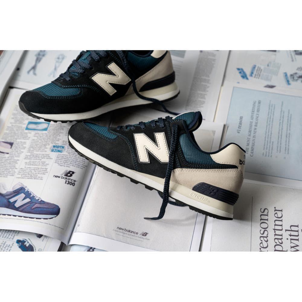 New Balance Ml574bd2 Trainers in Blue/Beige (Blue) for Men - Lyst