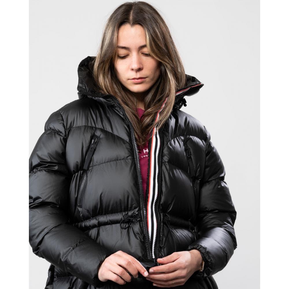 HUNTER Original Long Puffer Coat in Black | Lyst