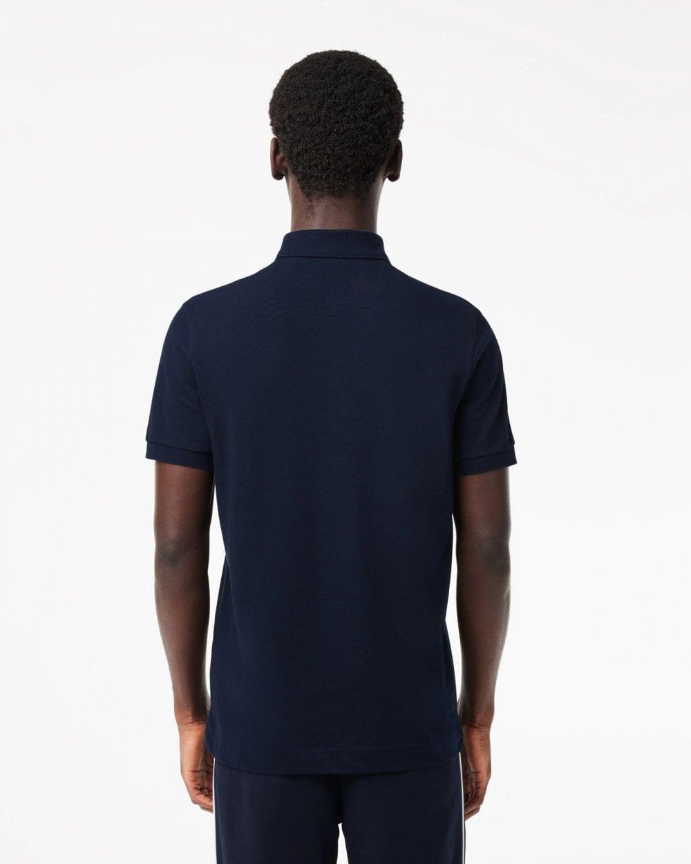 Lacoste Smart Paris Stretch Cotton Polo Shirt in Blue for Men
