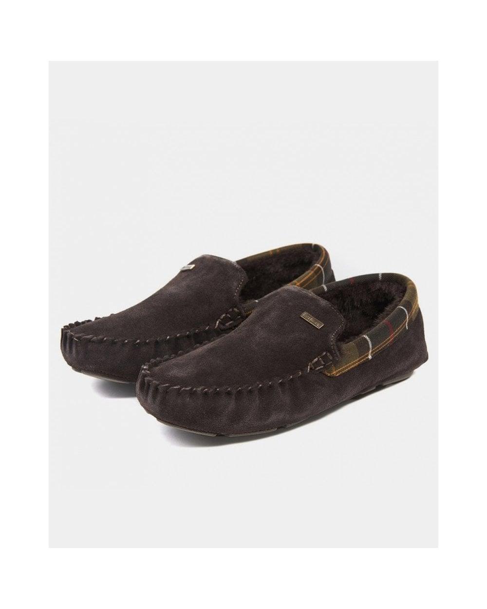 Barbour mens slippers sale best sale