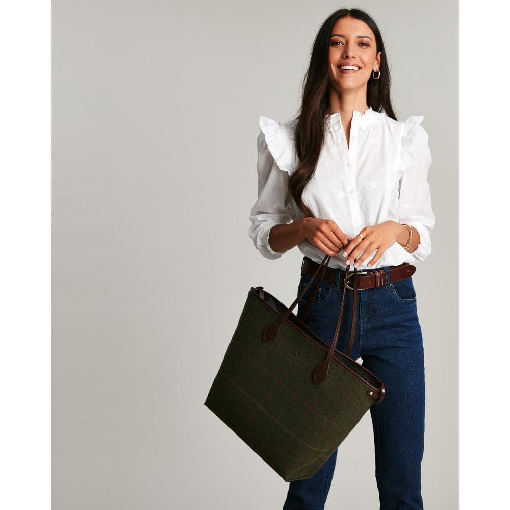Joules leather tote bag sale