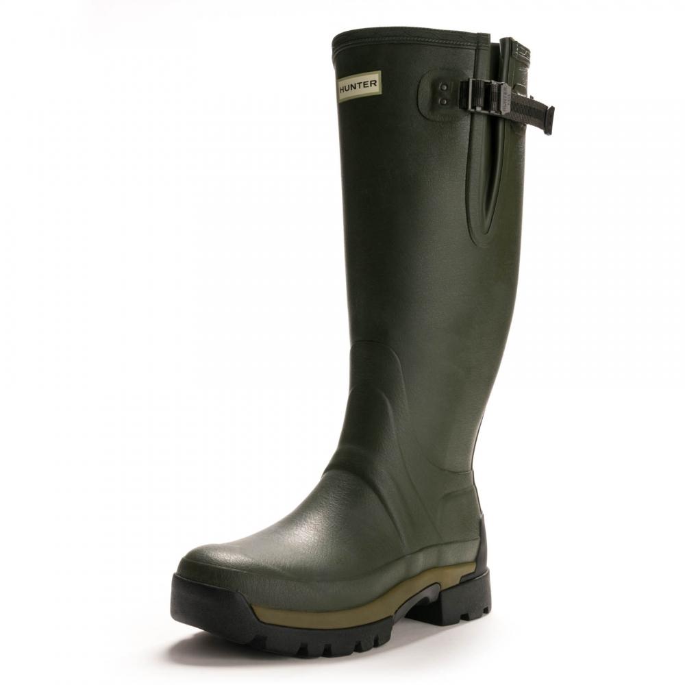 Hunter Ladies Balmoral Neoprene Tech Sole Wellingtons - Navy