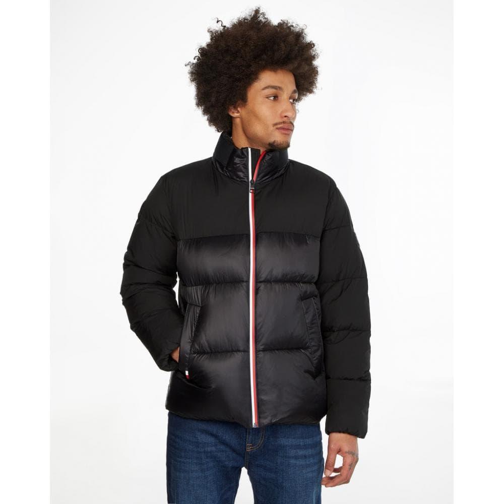 Tommy Hilfiger Tech Stand Collar Jacket in Black for Men | Lyst