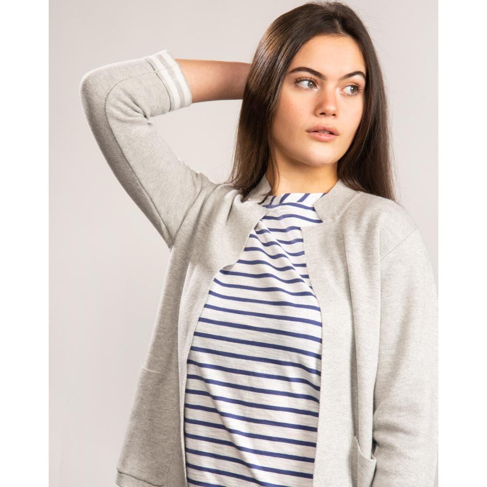 joules grey cardigan