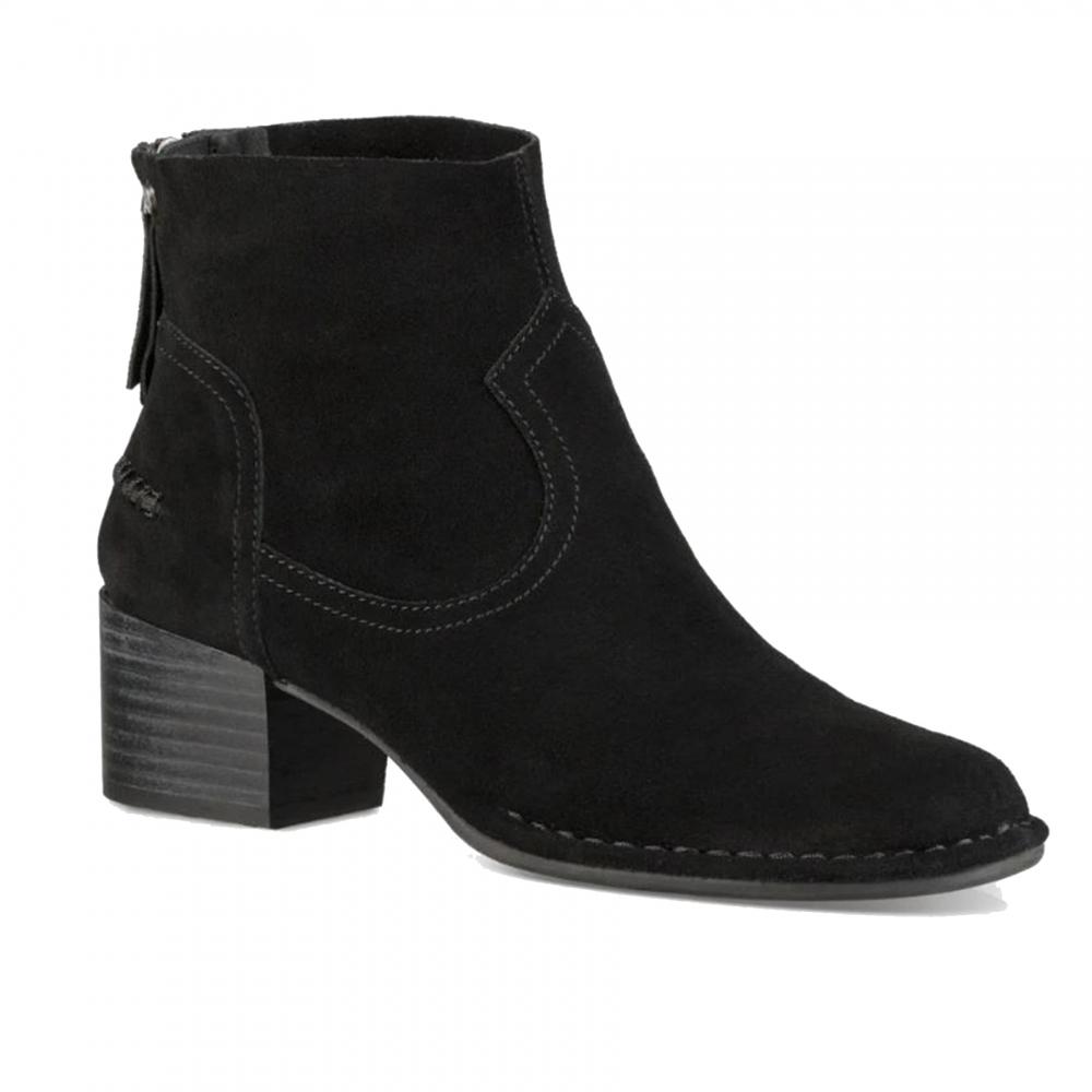 UGG Bandara Suede Ankle Boot in Black | Lyst
