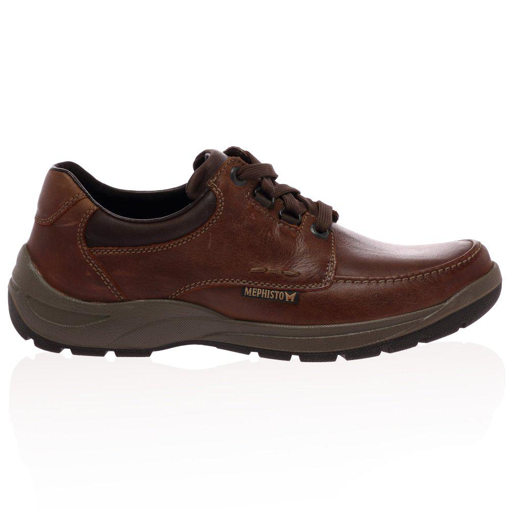 Mephisto Leather Belion Grizzly Mens Shoe in Desert (Brown) for Men - Lyst