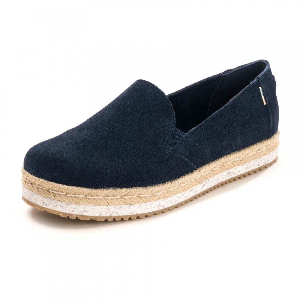 TOMS Suede Palma Women's Blue - Lyst