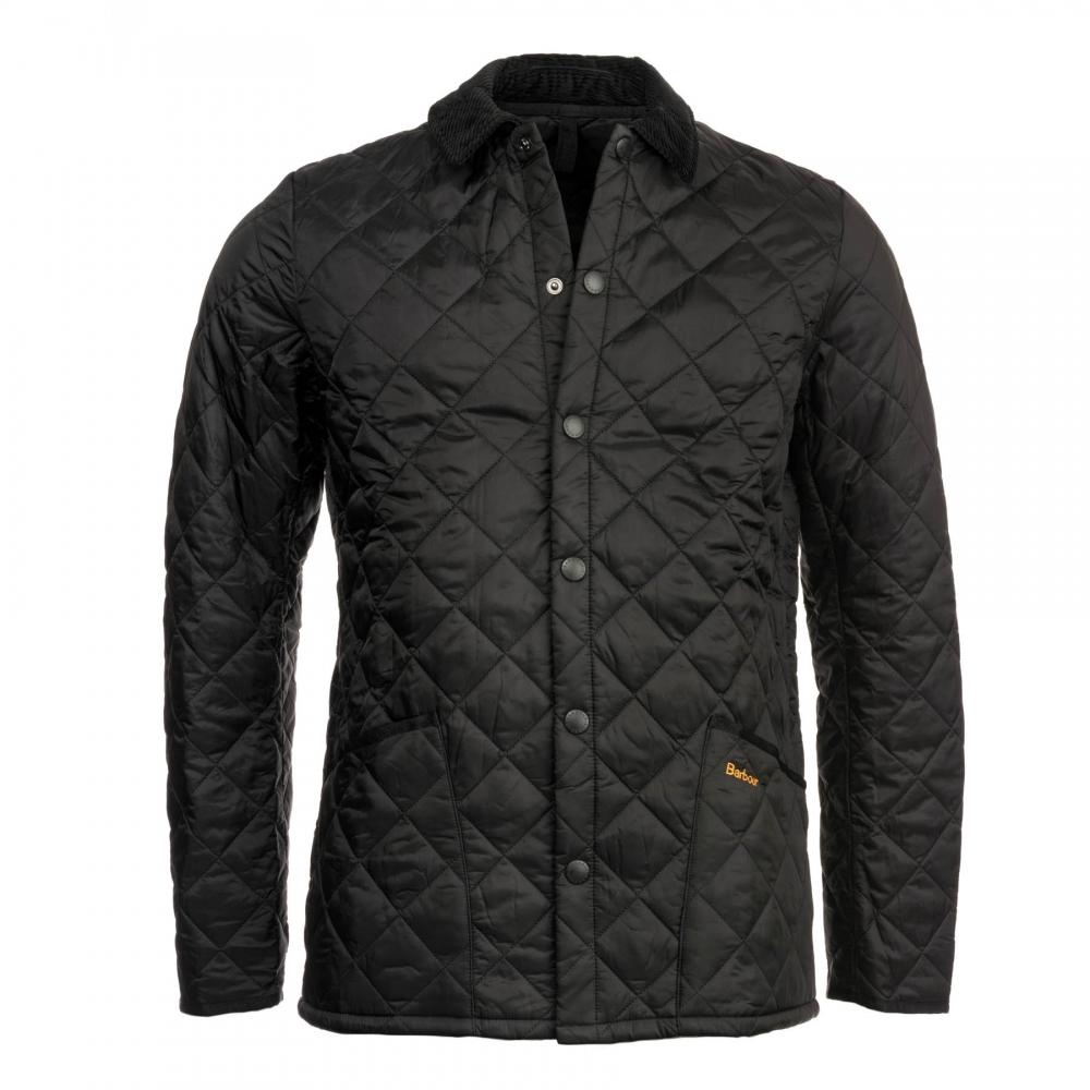 Barbour Corduroy Heritage Liddesdale Quilted Mens Jacket in Black for ...
