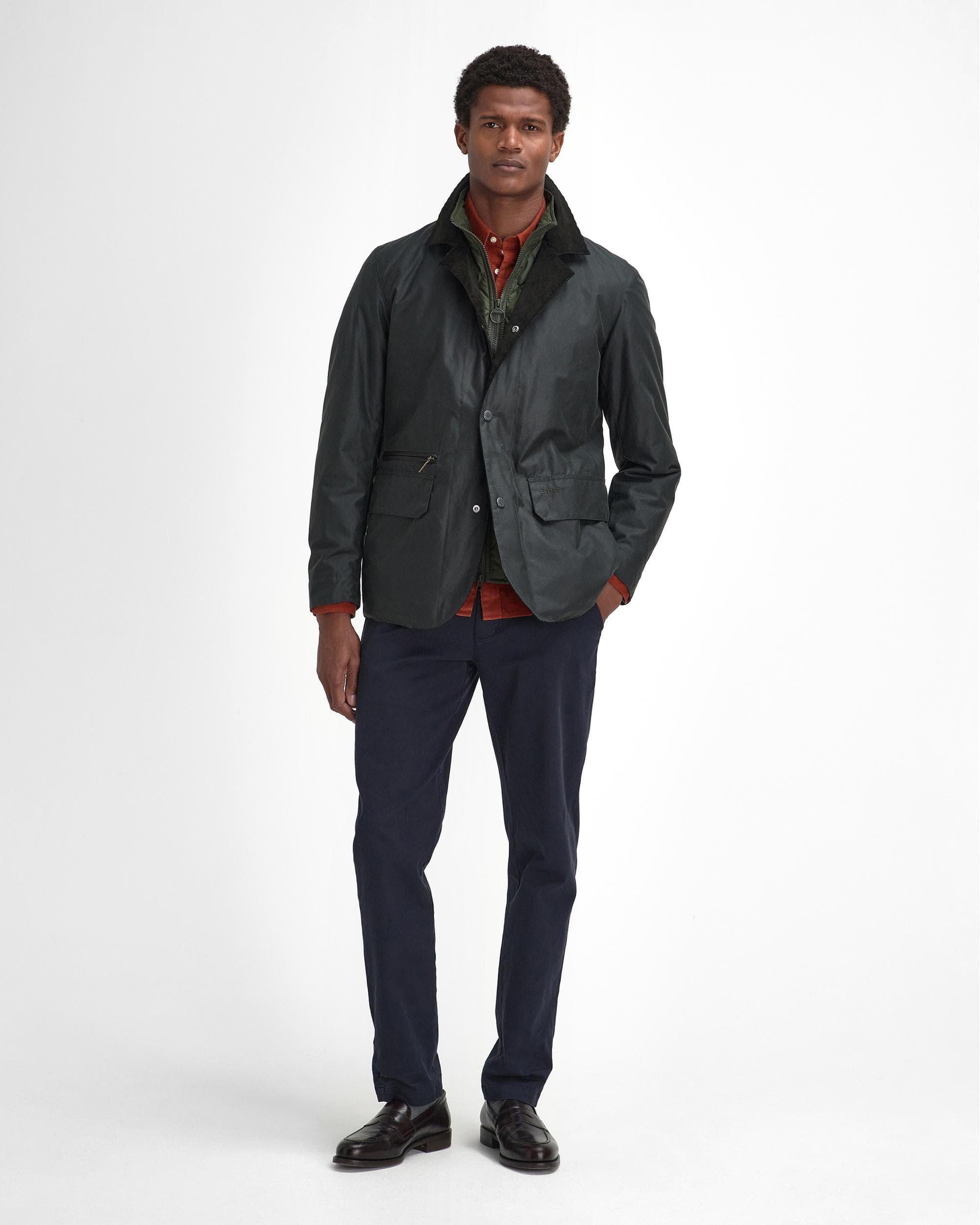 Barbour Craster Wax Jacket in Black for Men Lyst Canada