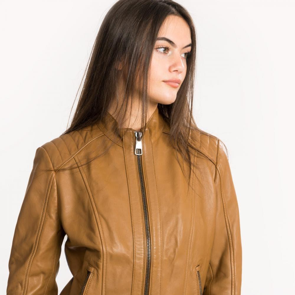 boss junique leather jacket