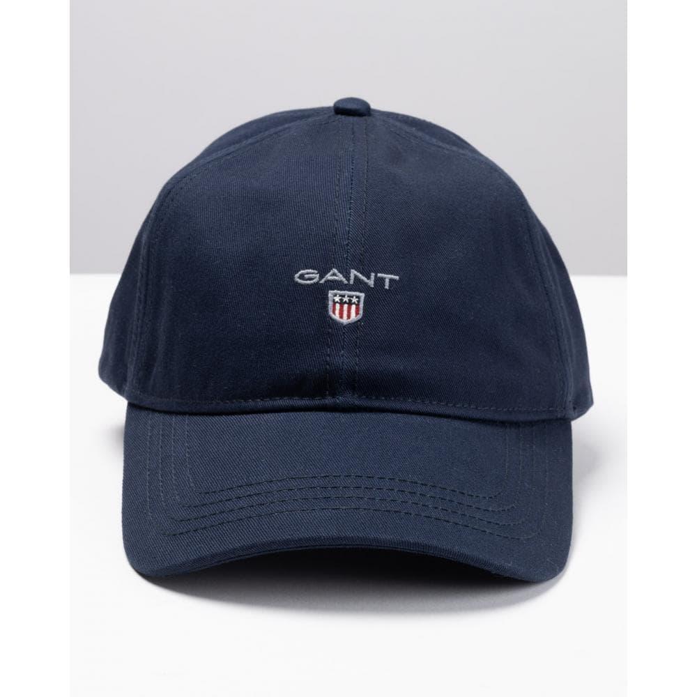 GANT Cotton Twill Cap in Marine (Blue 