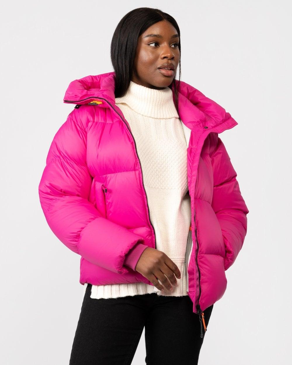 Parajumpers Anya Polar Puffer Jacket in Pink | Lyst Australia