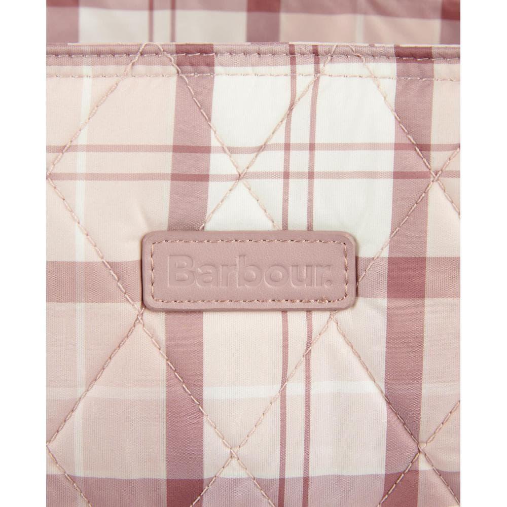 Barbour Tartan Lunch Bag Dewberry in Pink