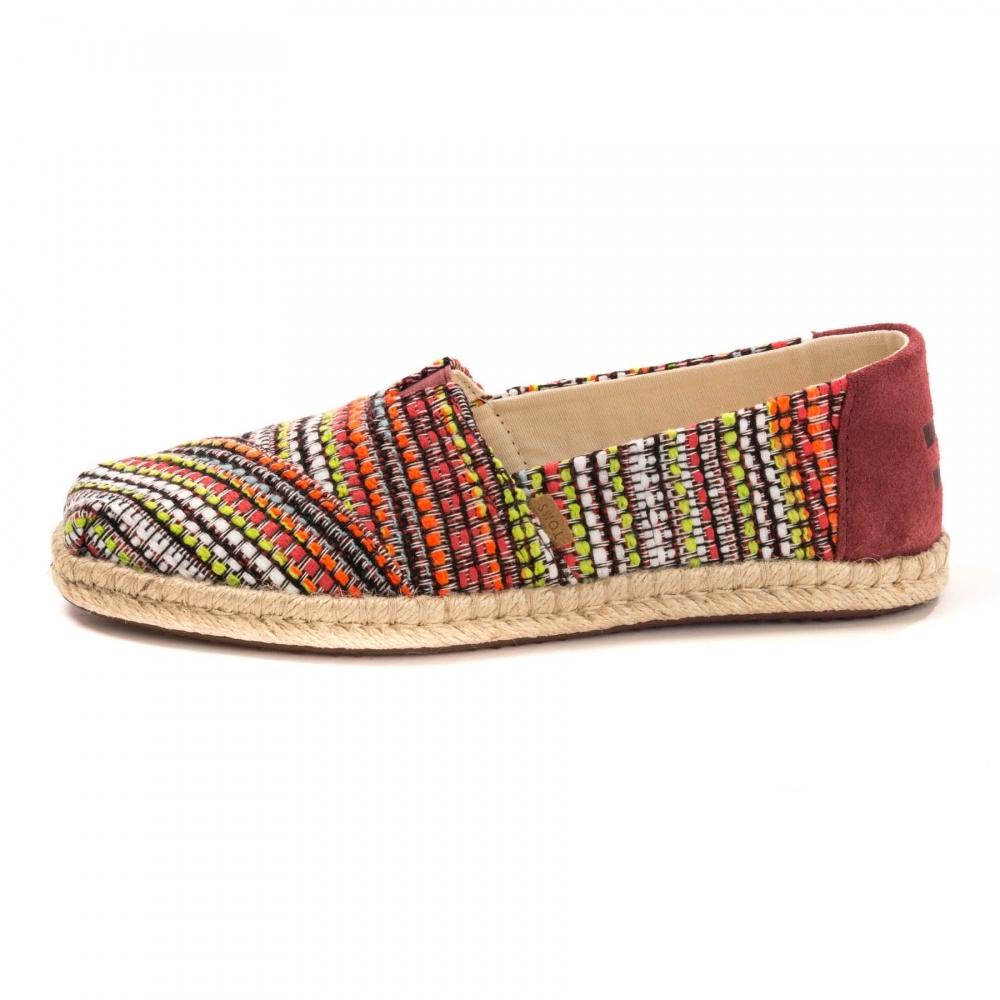 cherry tomato woven women's espadrilles