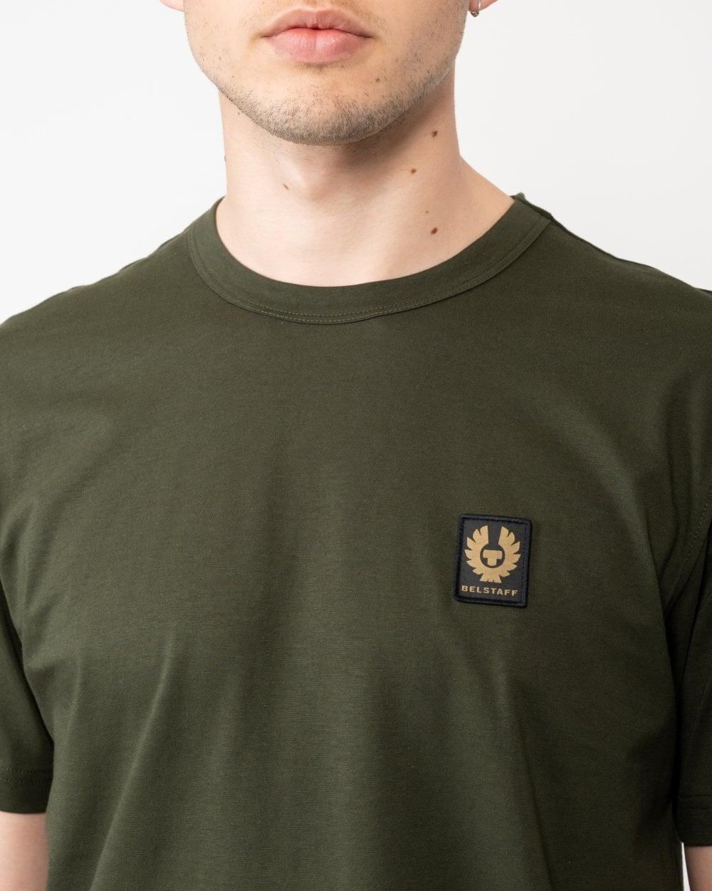 belstaff khaki t shirt