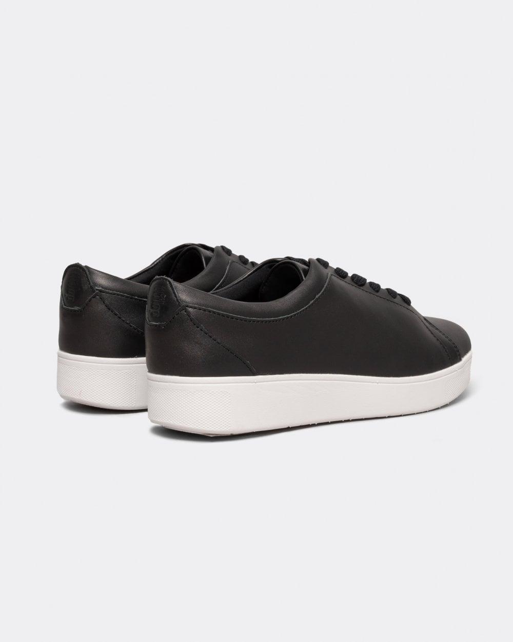 Fitflop Rally Leather Trainers in Black Lyst