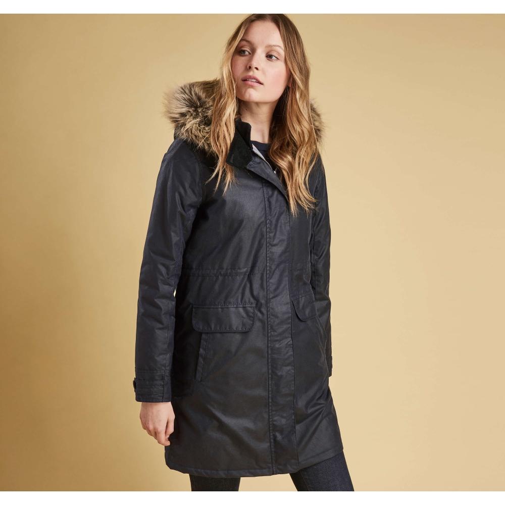 barbour galloway waxed cotton jacket