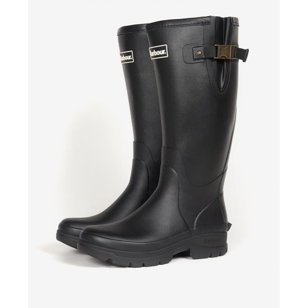 Barbour Neoprene Tempest Wellington Boots in Black for Men | Lyst