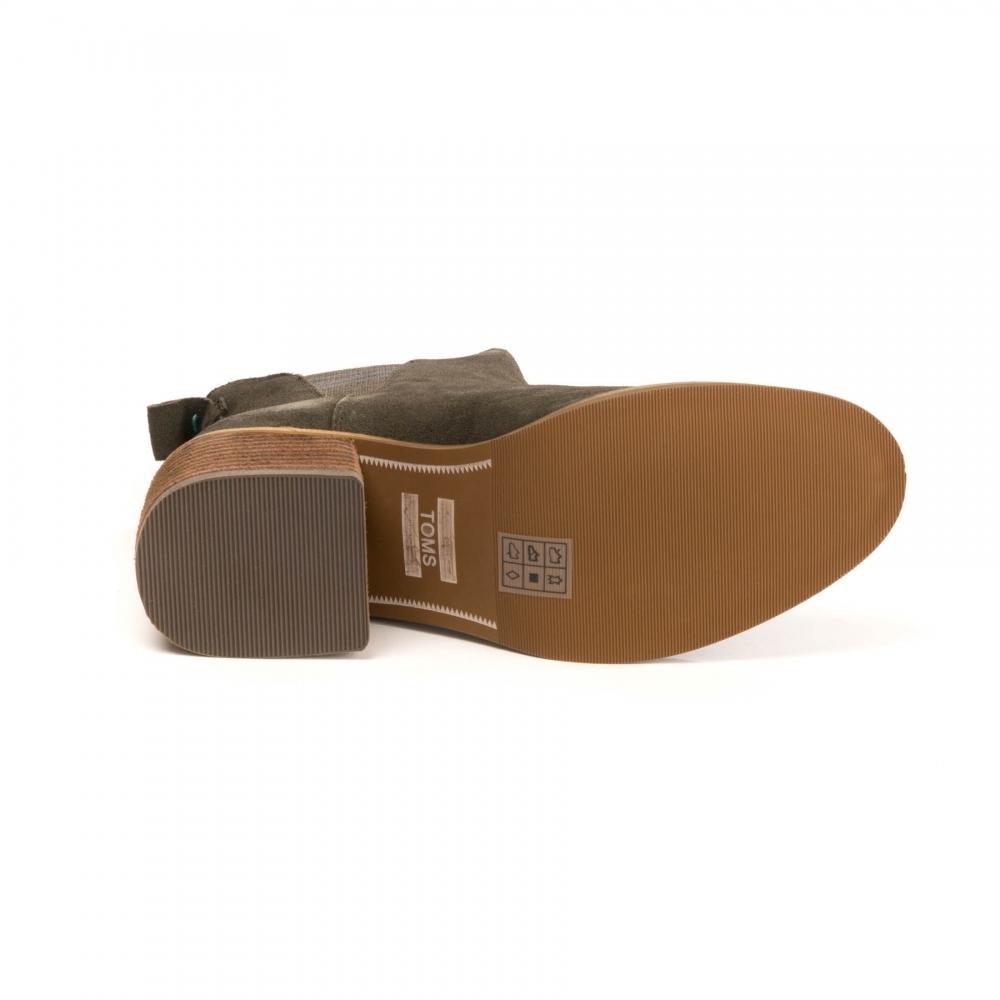 toms tarmac olive suede