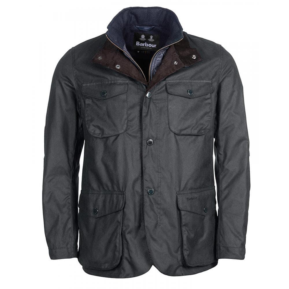 Barbour Ogston Wax Jacket in Blue for Men Lyst Canada