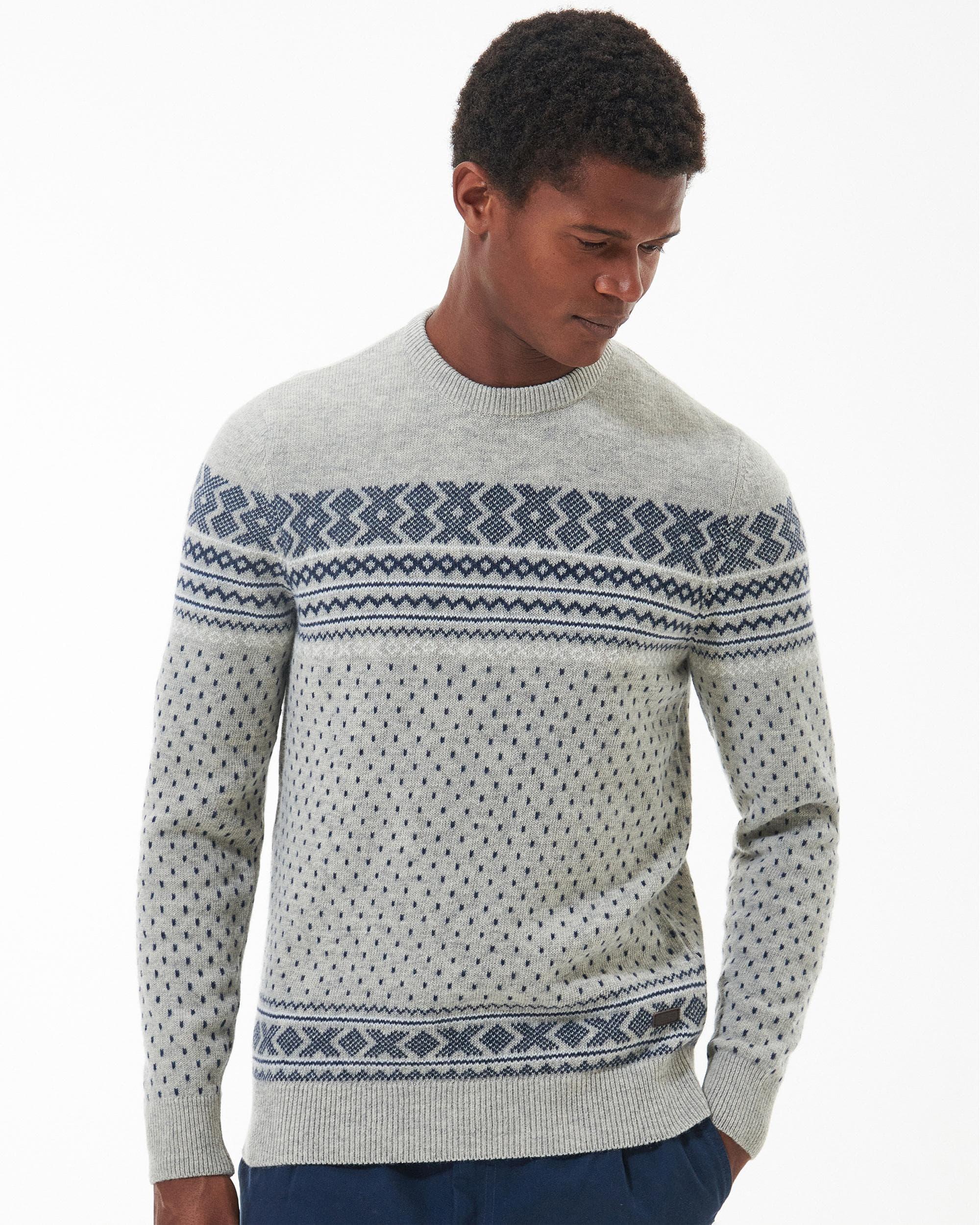 Barbour patch crew sweater new arrivals
