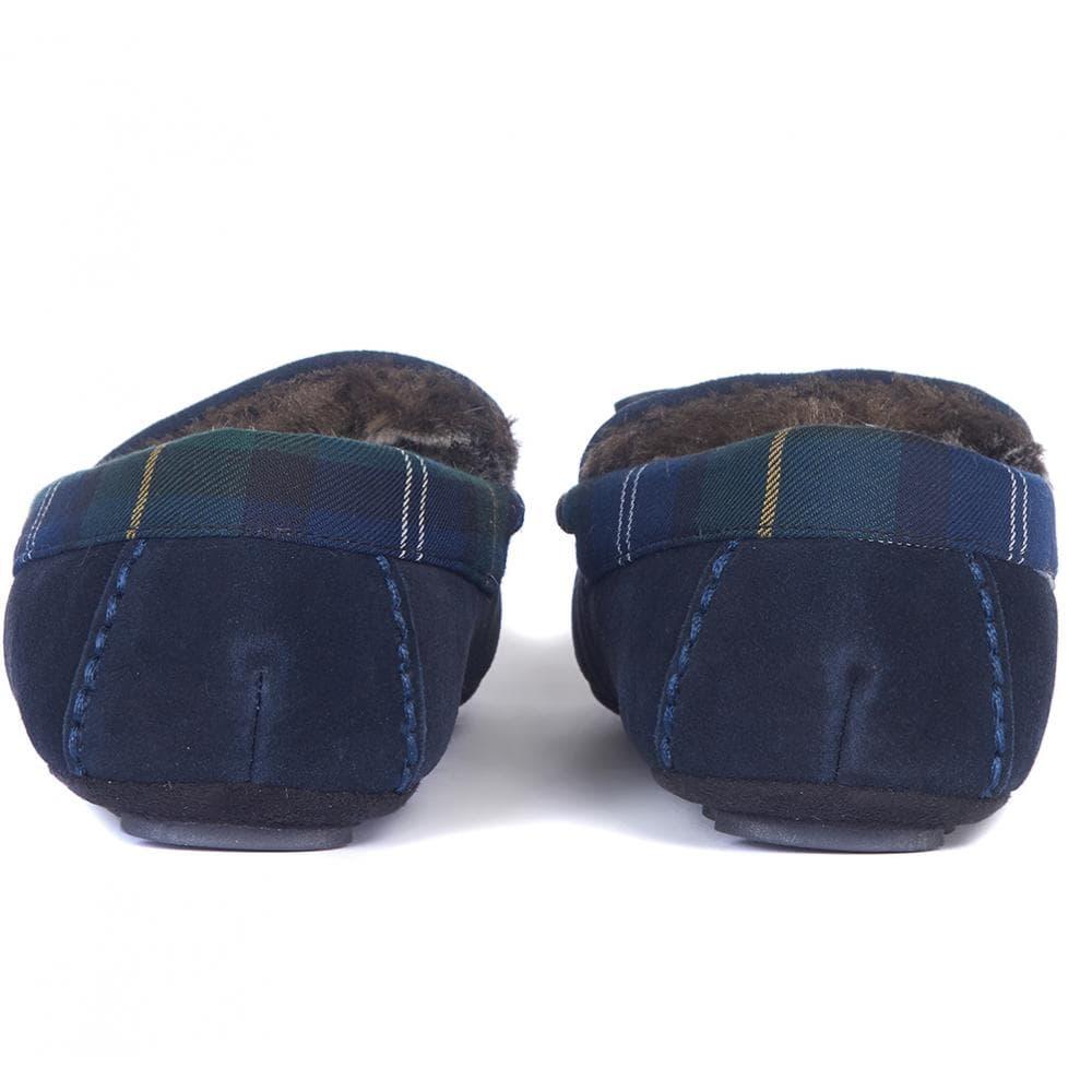 barbour tueart slippers navy