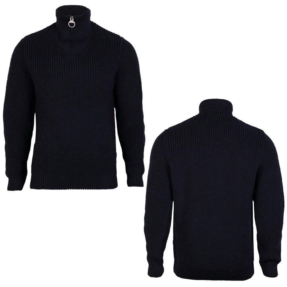 barbour new tyne half zip jumper