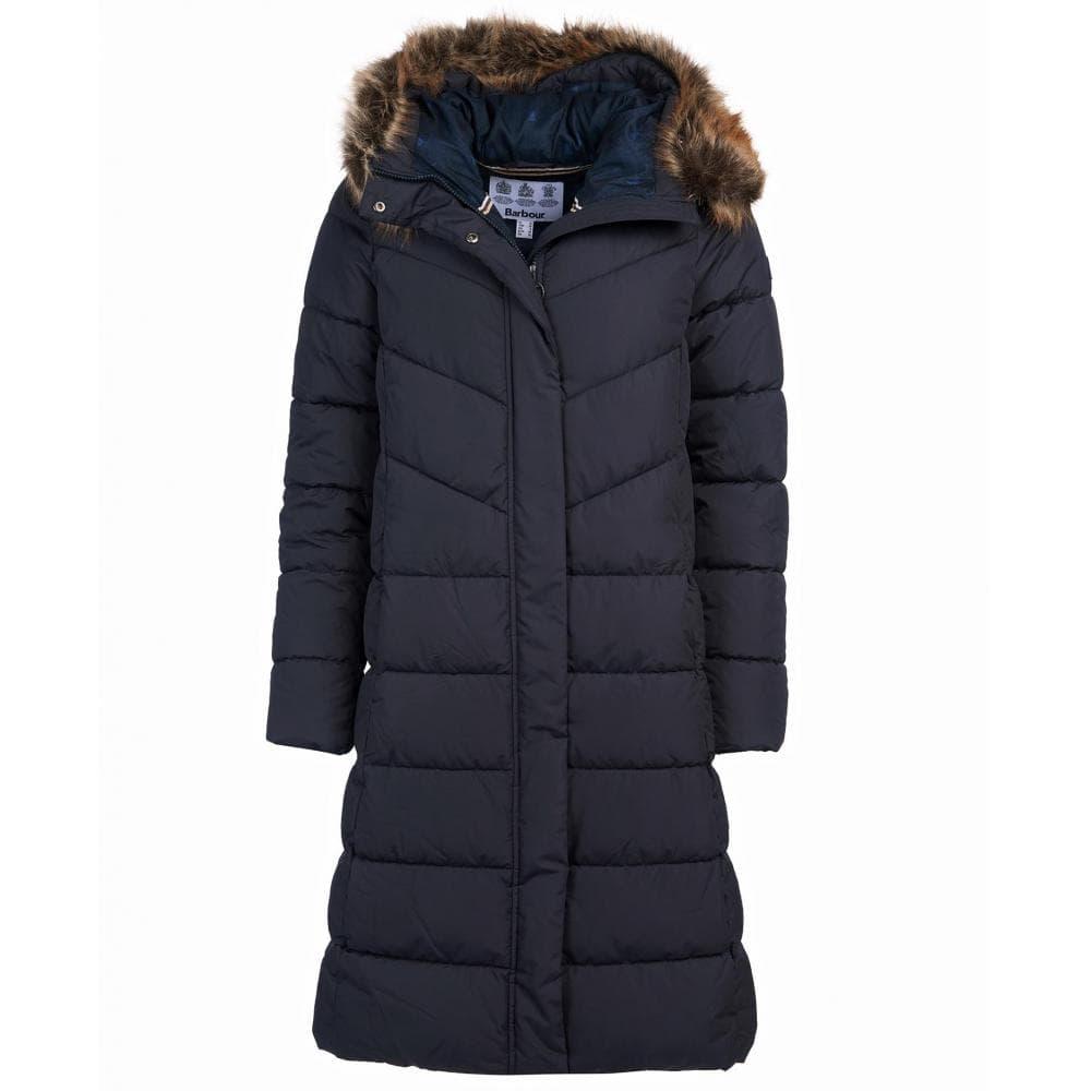 barbour hamble quilted jacket navy