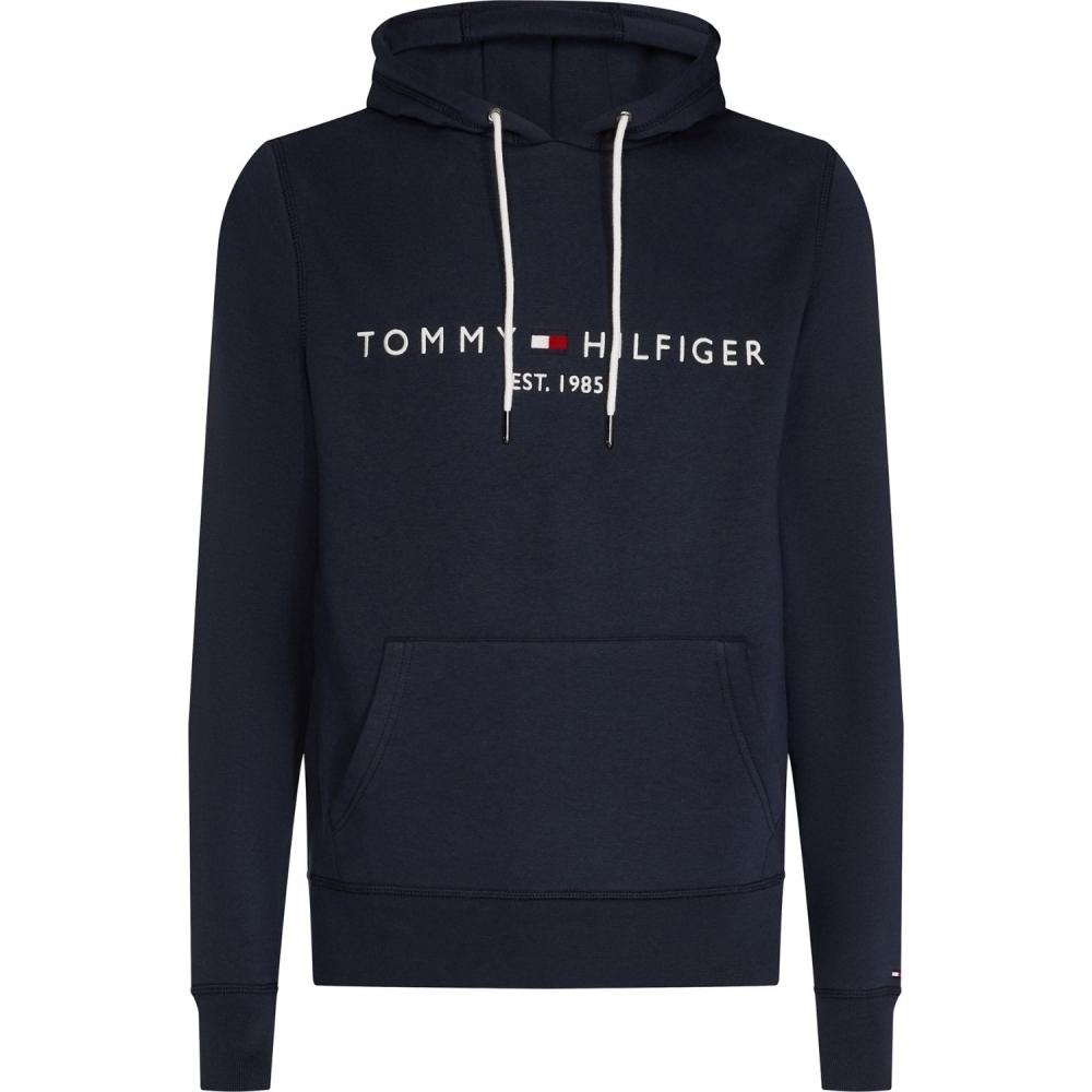 tommy hilfiger pure cotton logo hoodie
