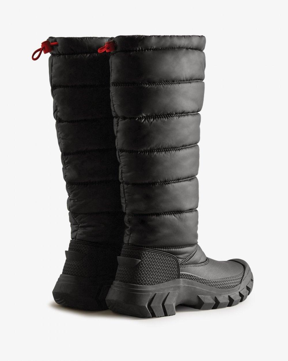 HUNTER Intrepid Tall Snow Boot in Black | Lyst