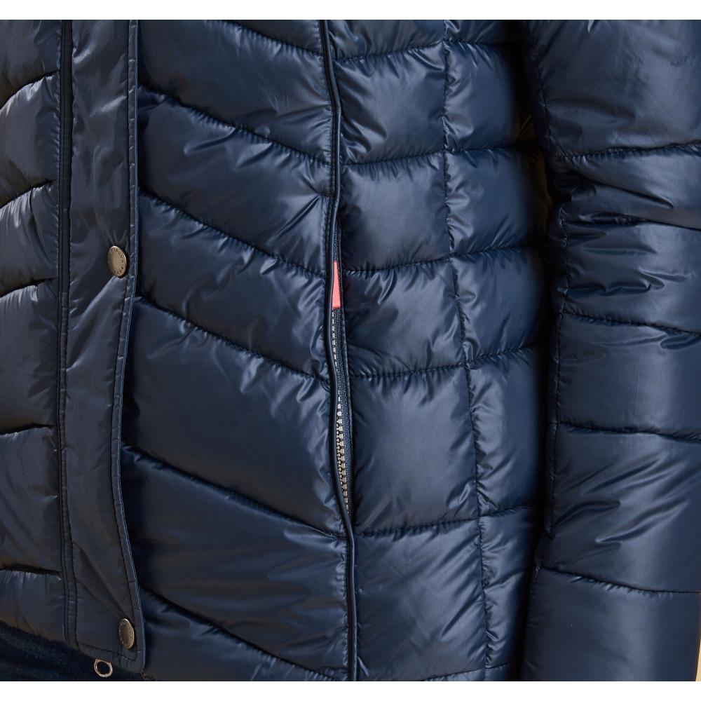 barbour bernera quilted jacket blue