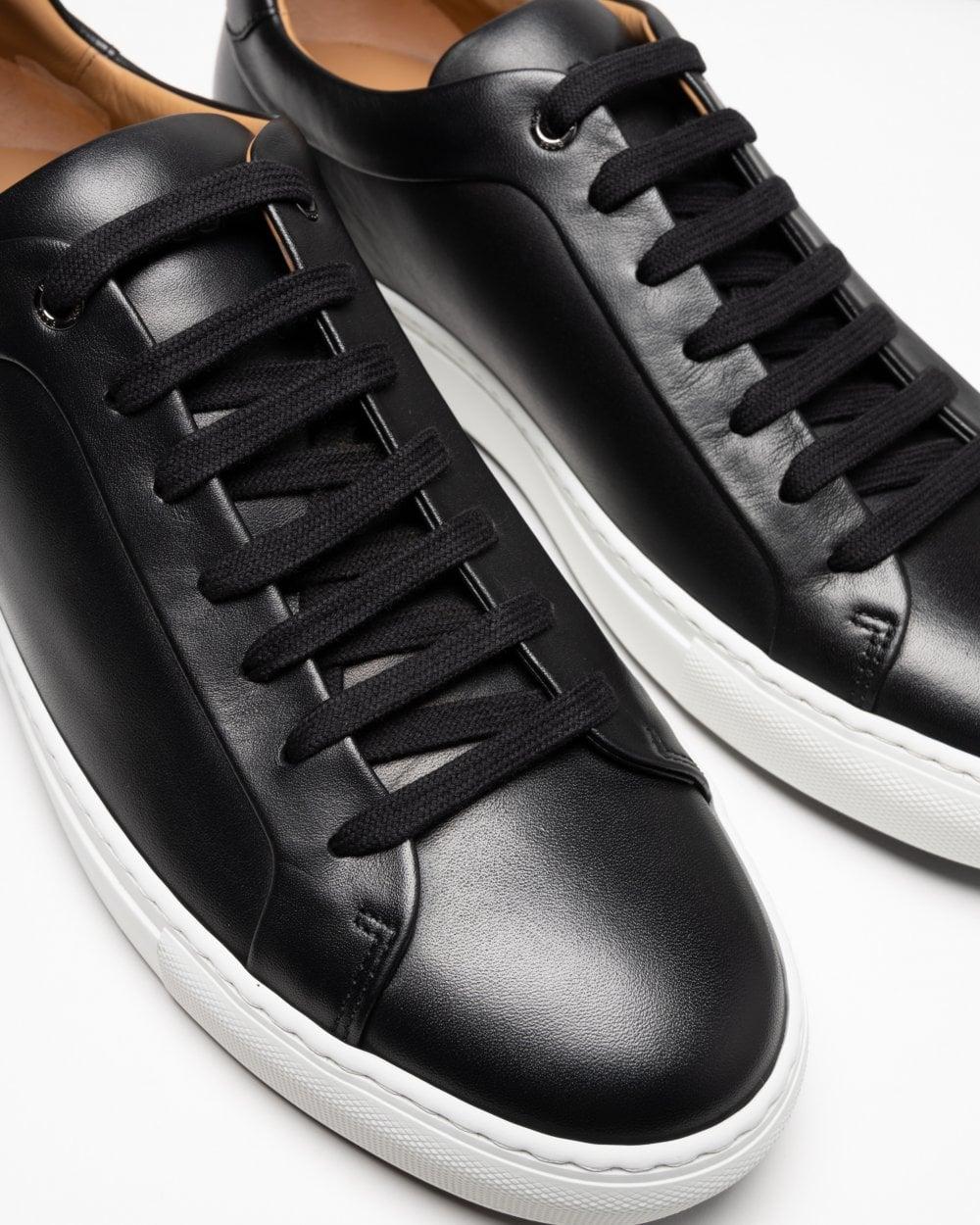 BOSS Mirage Tennis style Leather Trainers With Tonal Branding Nos in Black for Men Lyst Canada