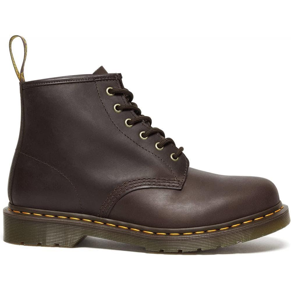 Dr. Martens 101 Crazy Horse Ankle Boots in Brown for Men | Lyst
