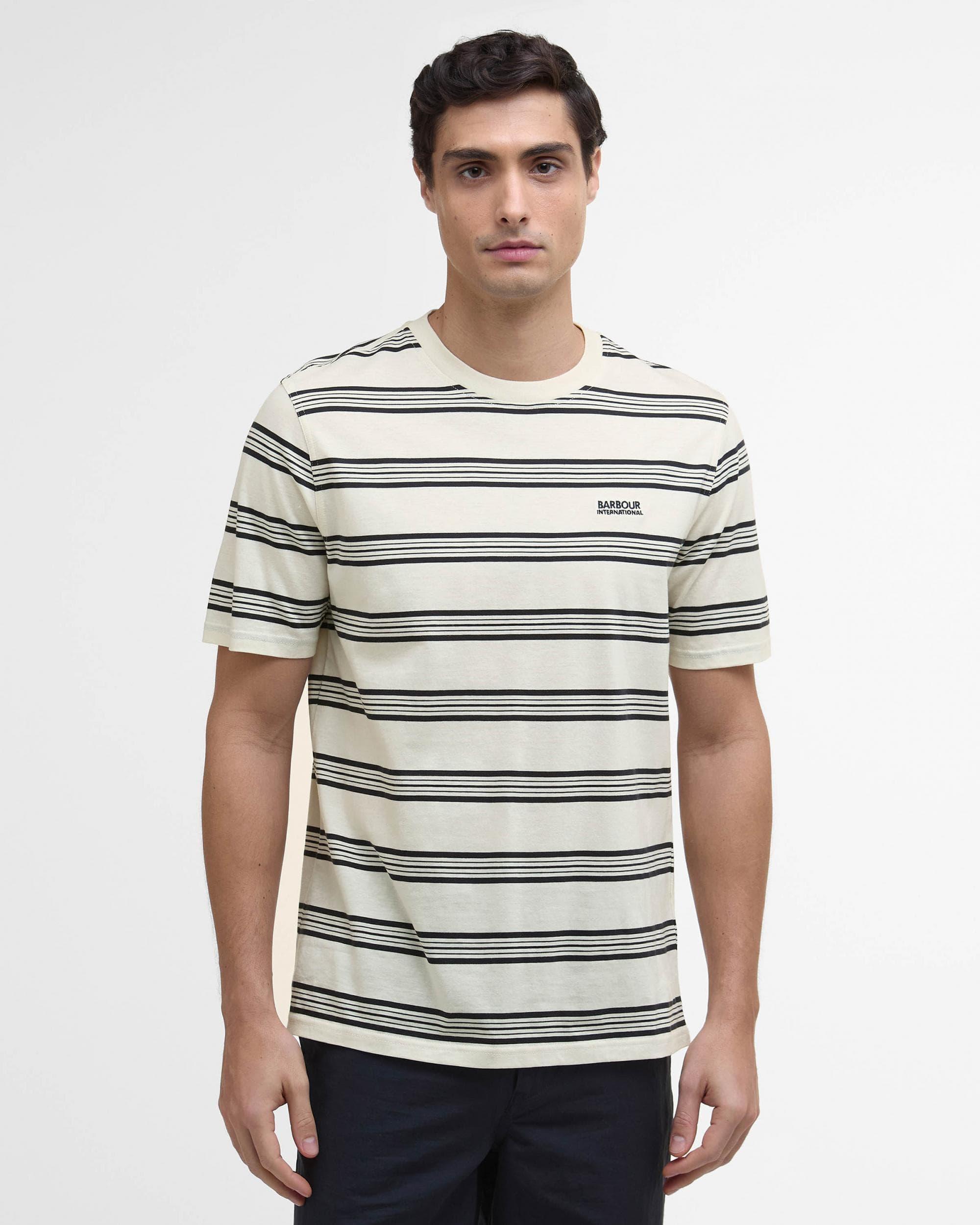 Barbour Upham Striped T-Shirt in White for Men Lyst UK