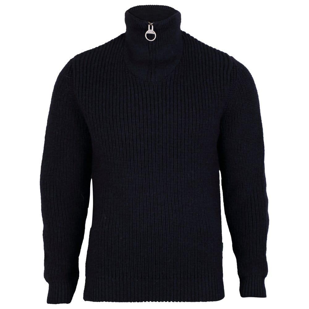 barbour new tyne half zip jumper