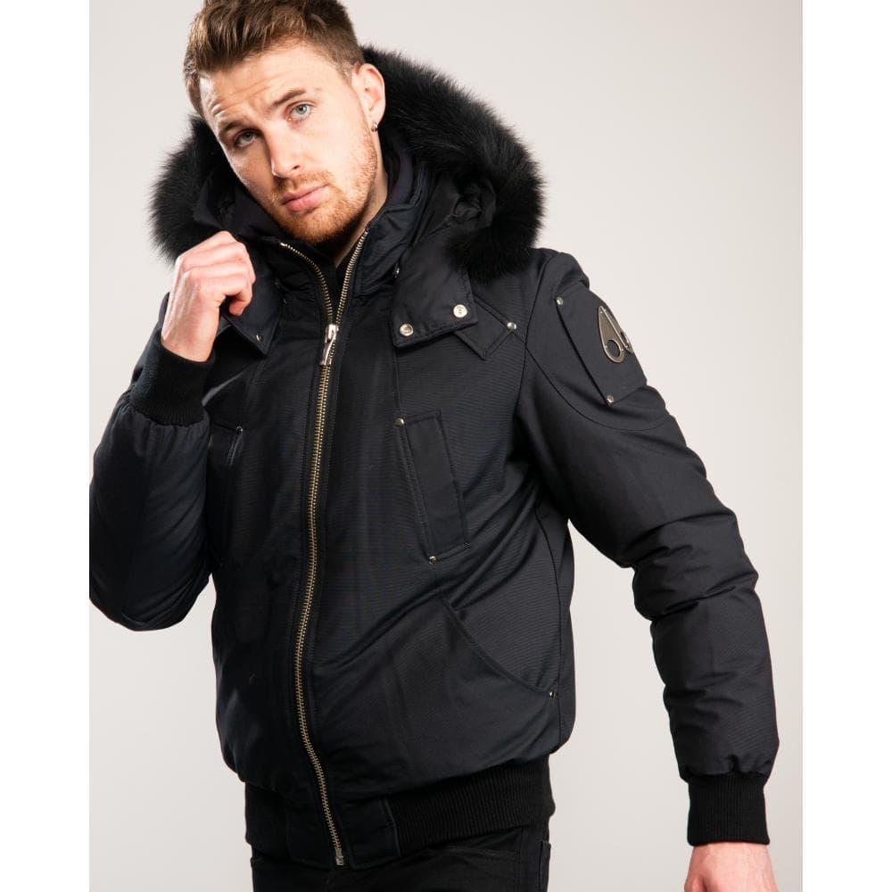 moose knuckles men's down ballistic bomber jacket