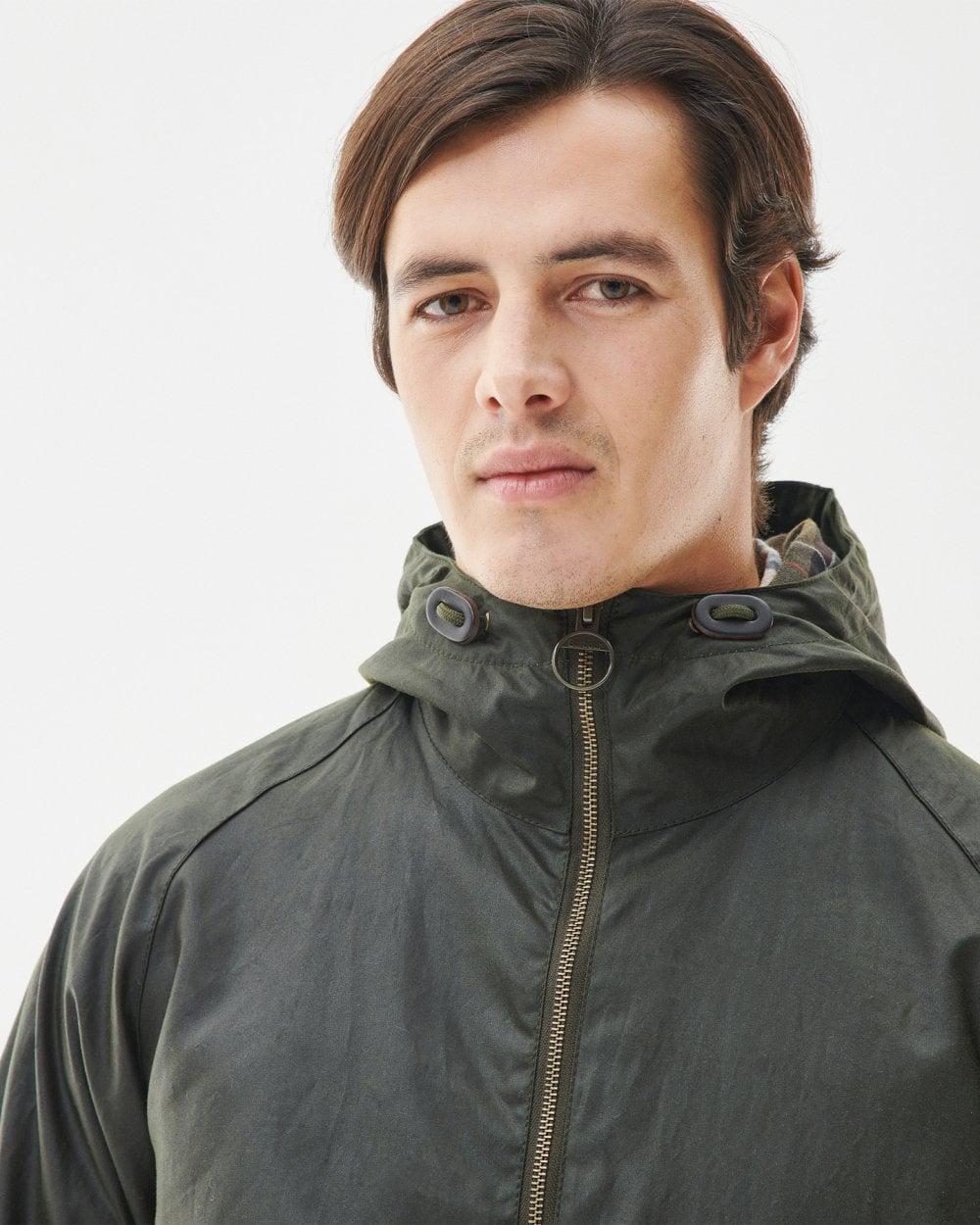 Hooded bedale barbour top