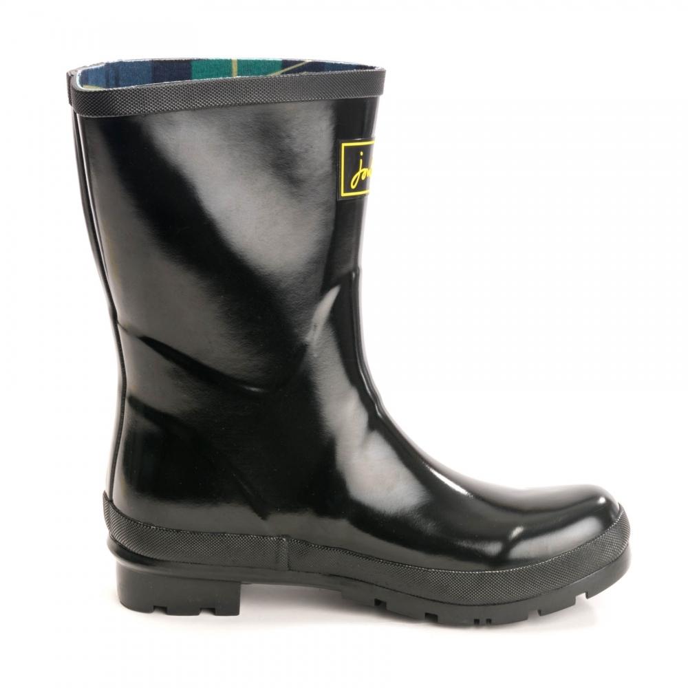 Joules Womens Kelly Welly Gloss Rain Boot Mid-Calf