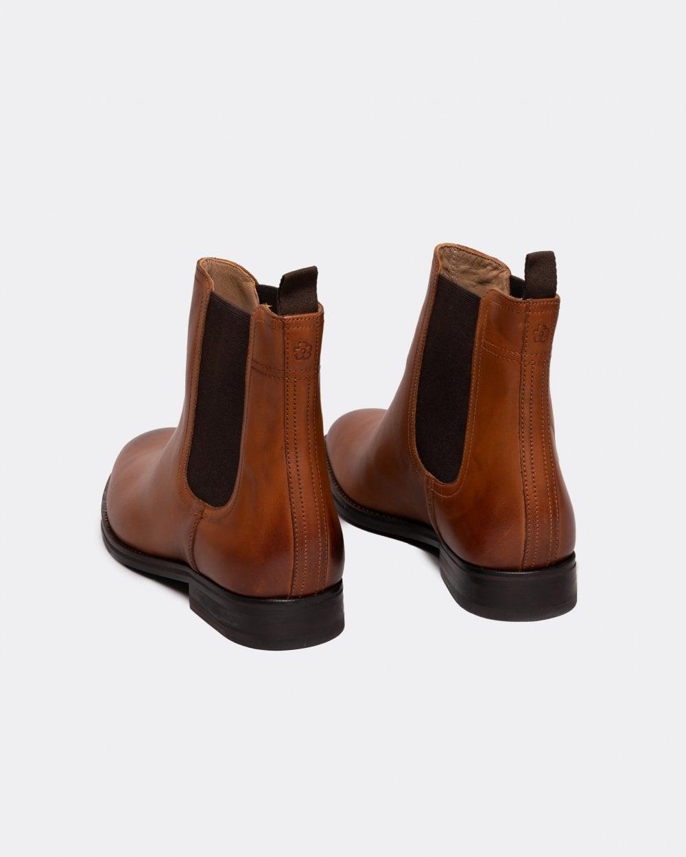Ted Baker Maisonn Leather Chelsea Boot in Brown for Men Lyst