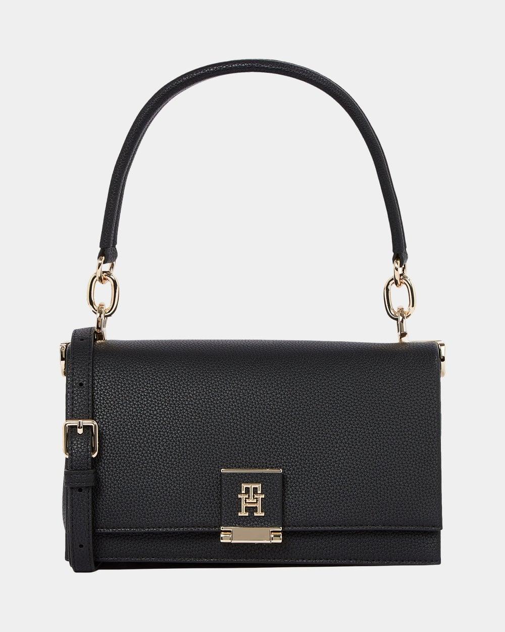 Tommy Hilfiger Th Heritage Medium Crossover Bag in Black Lyst UK