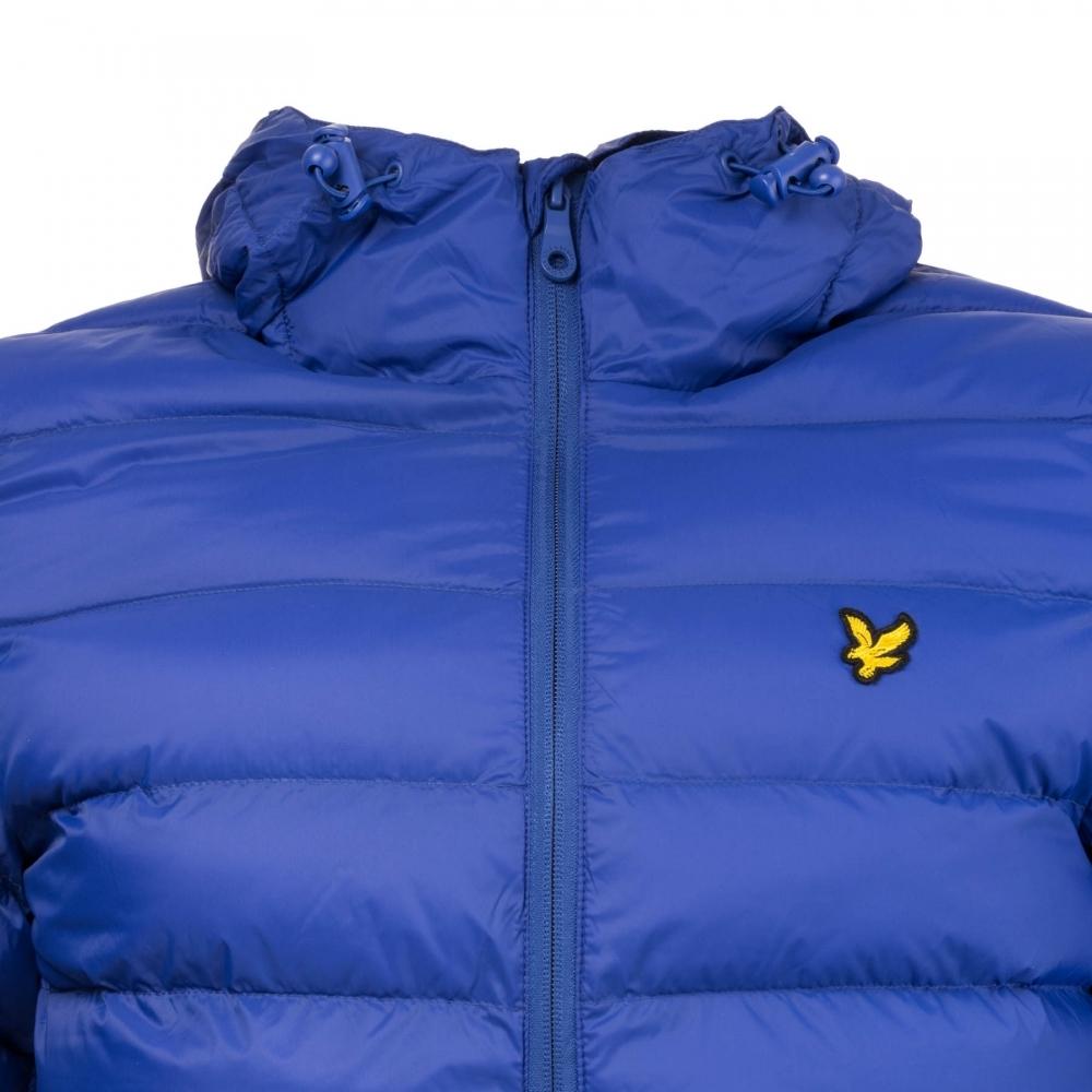 Lyle & Scott Lightweight Puffer Jacket in Blue for Men - Lyst