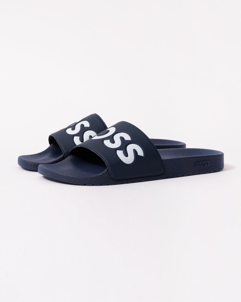 Hugo boss sliders sale discount