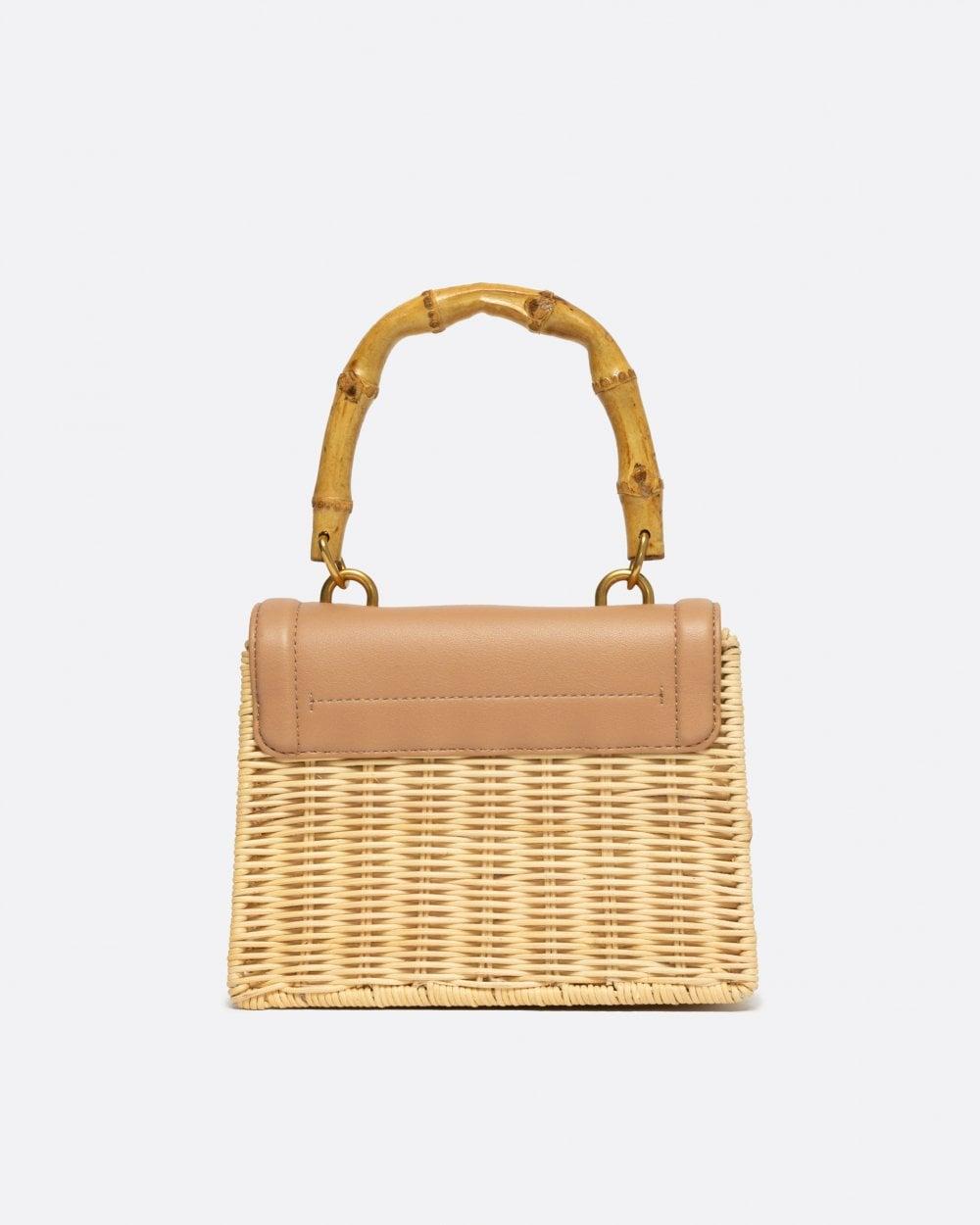 Jaylisa top handle basket cross body bag Clearance