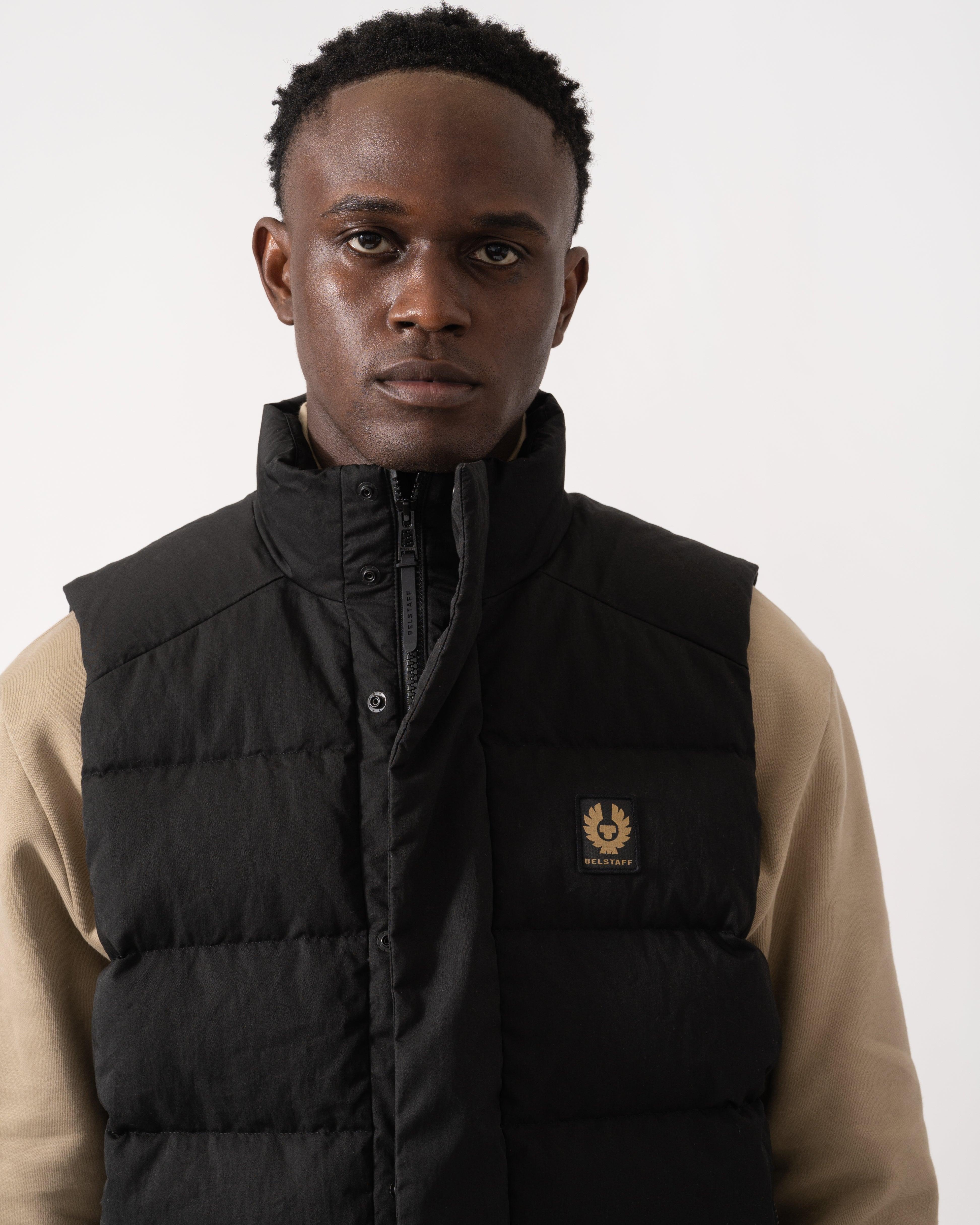 Belstaff Apex Gilet in Black for Men Lyst UK