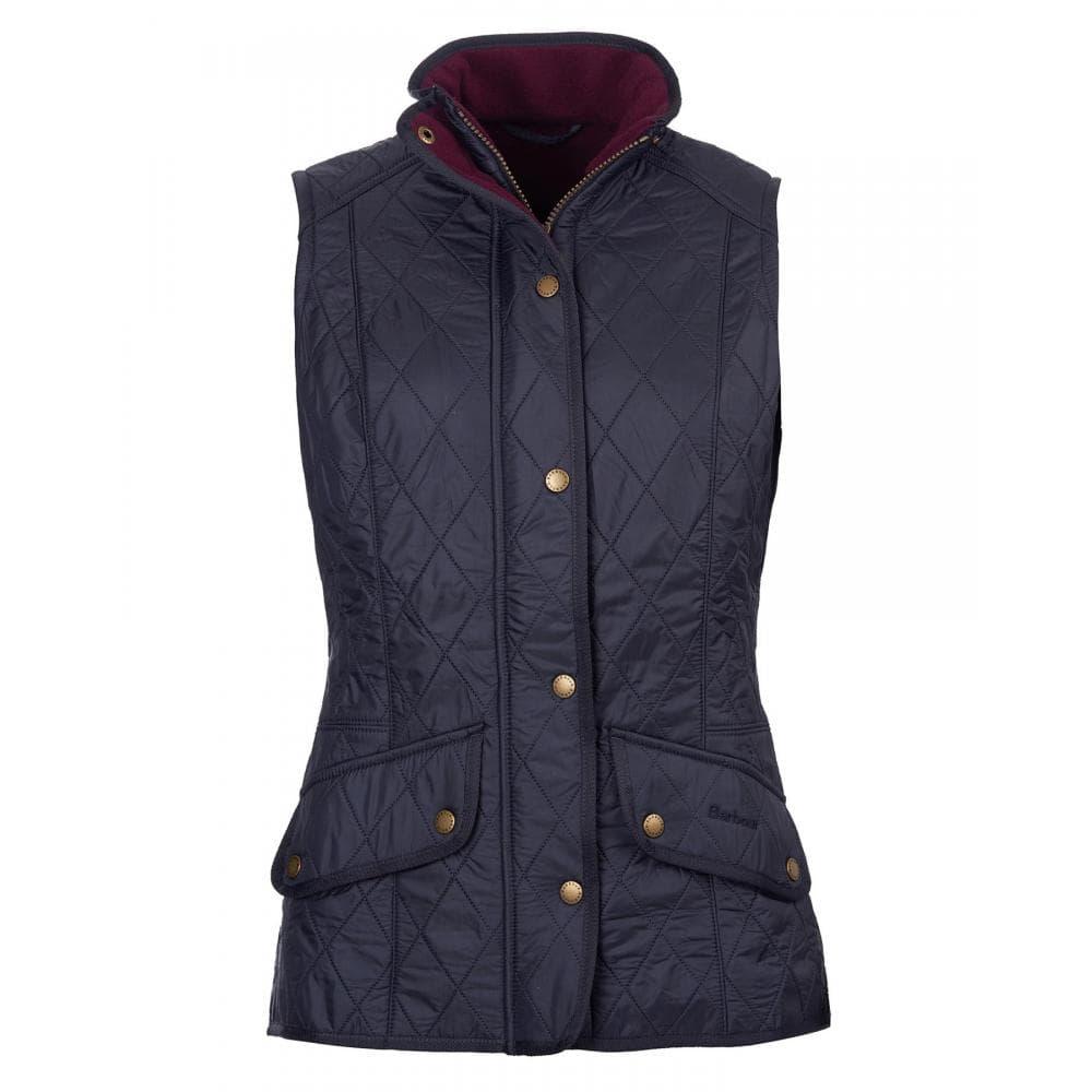 Barbour Fleece Cavalry Quilted Vest in 