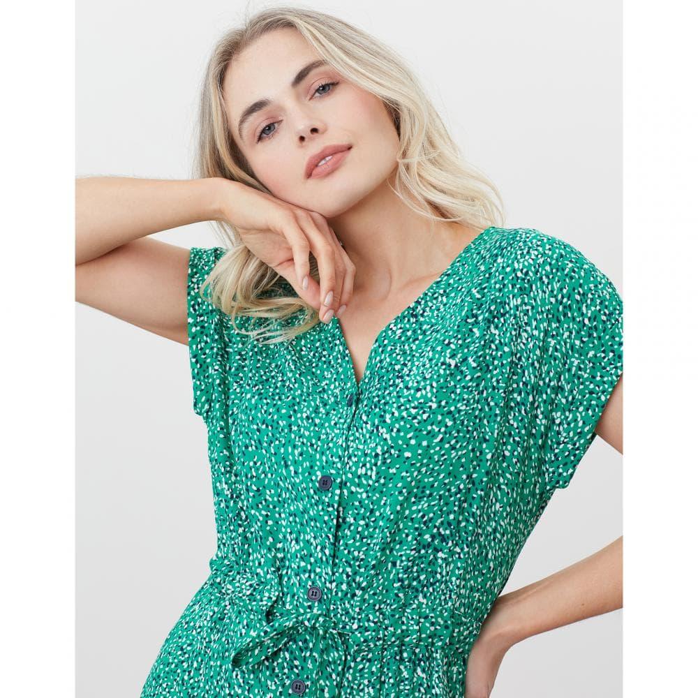 Joules Yasmine Dress in Green | Lyst