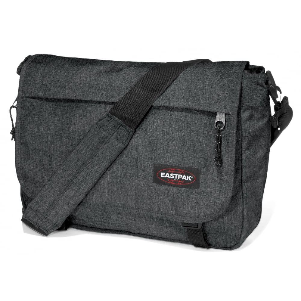 eastpak delegate black denim